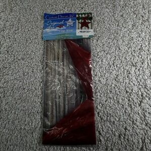 New Garden House Flag USA Made Picket Fence Red Star Birds 28" X 40" Holiday